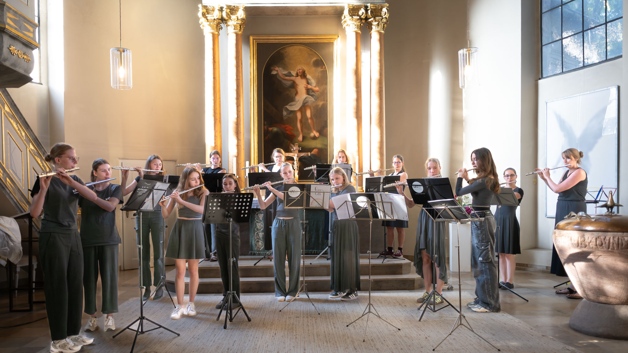 AbendKunstKlänge 2023 – Flötenkonzert in die Auferstehungskirche im Fürther Stadtpark mit Maria