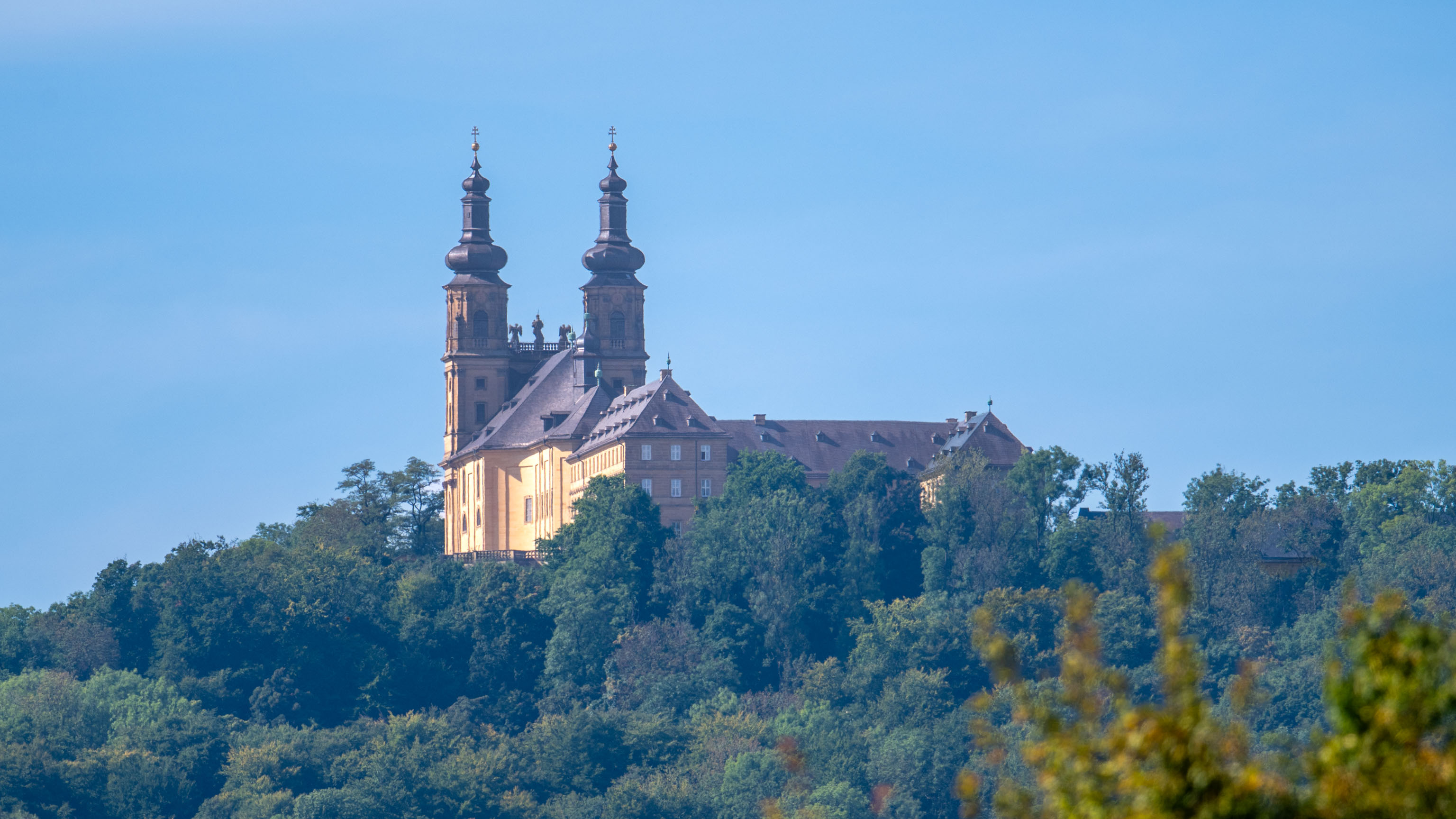 Blick auf Kloster Banz