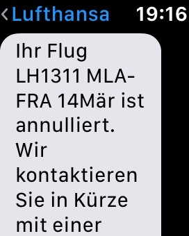 SMS Lufthansa